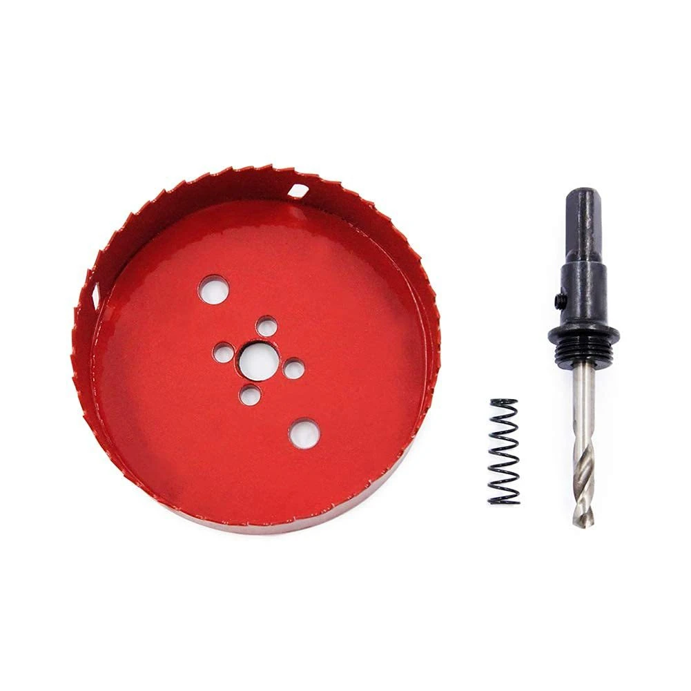 HSS Bi-Metal Hole Saw with Hex Shank Drill Bit Adapter