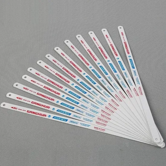 Lâminas de serra bimetálicas M42 8% cobalto 18t24t32t, lâmina de serra bimetálica HSS para corte de metal