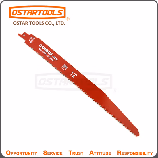 Lâmina de serra alternativa Fixtec 6tpi Lâmina de serra para cortar madeira PVC